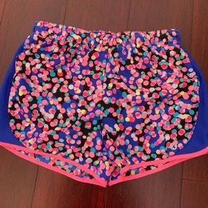 Girls Xersion multi-polka dots shorts